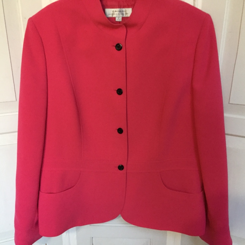 Tahari Pink Blazer - Picture 2 of 15